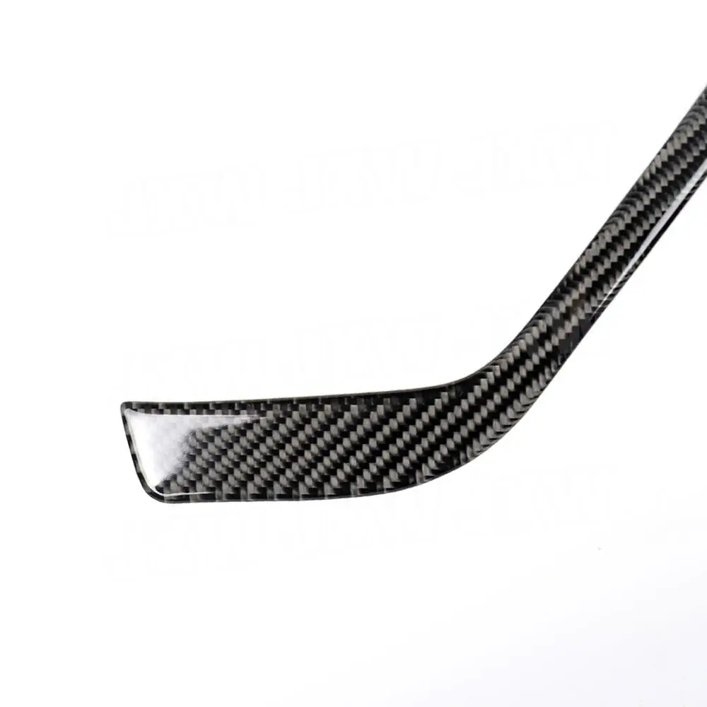 2Pcs Carbon Fiber Front Nebel Licht Lampe Augenlid Streifen Abdeckung Trim Für Cadillac XT5 2016-2019 Auto Zubehör innen Dekoration