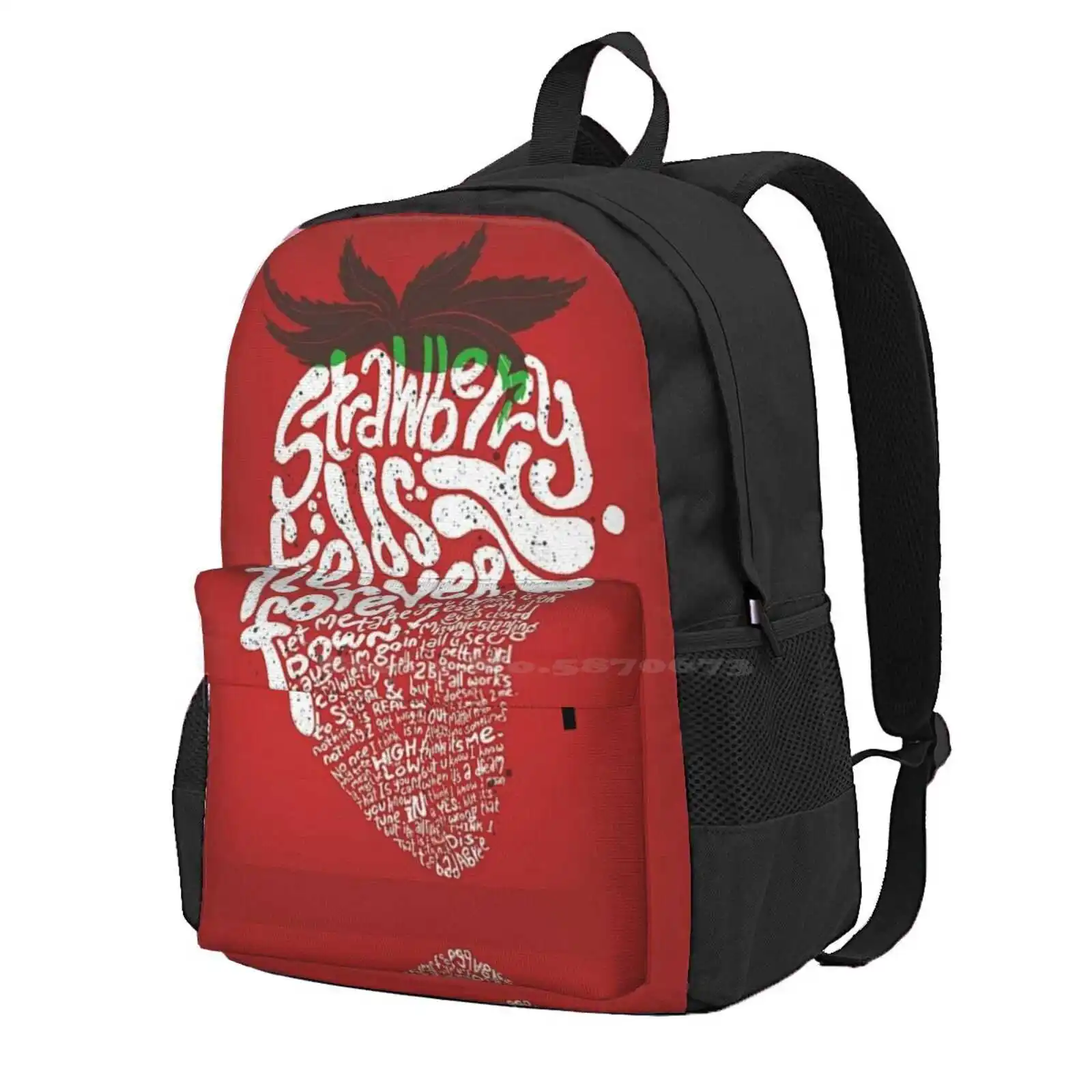 Strawberry Fields Forever Hot Sale Schoolbag Backpack Fashion Bags The Strawberry Fields Forever