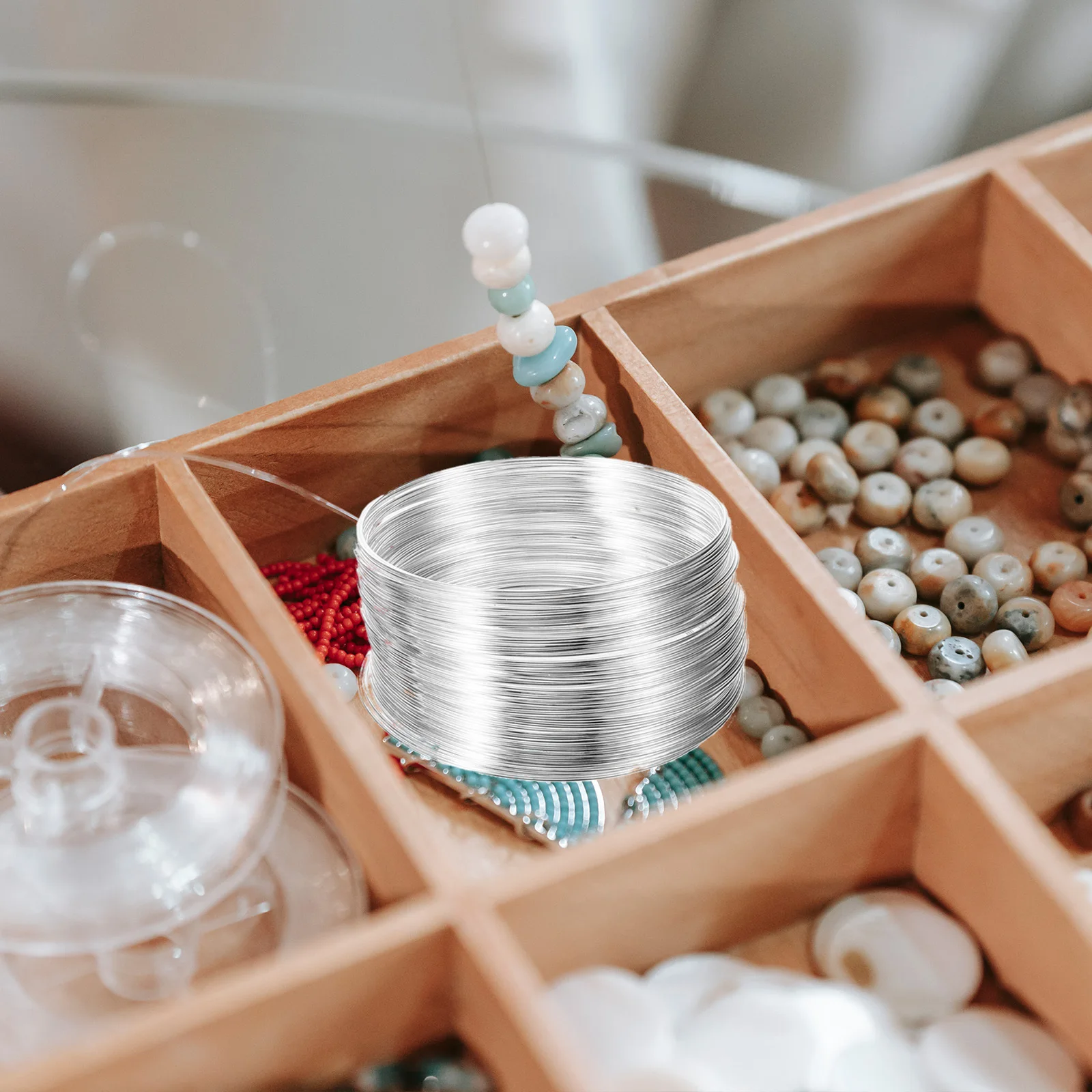 

4 Rolls Memory Wire Flexible DIY Jewelry Making Bracelets Necklaces Rings Earrings Crafting Bendable Metal Wire Jewelry Cord