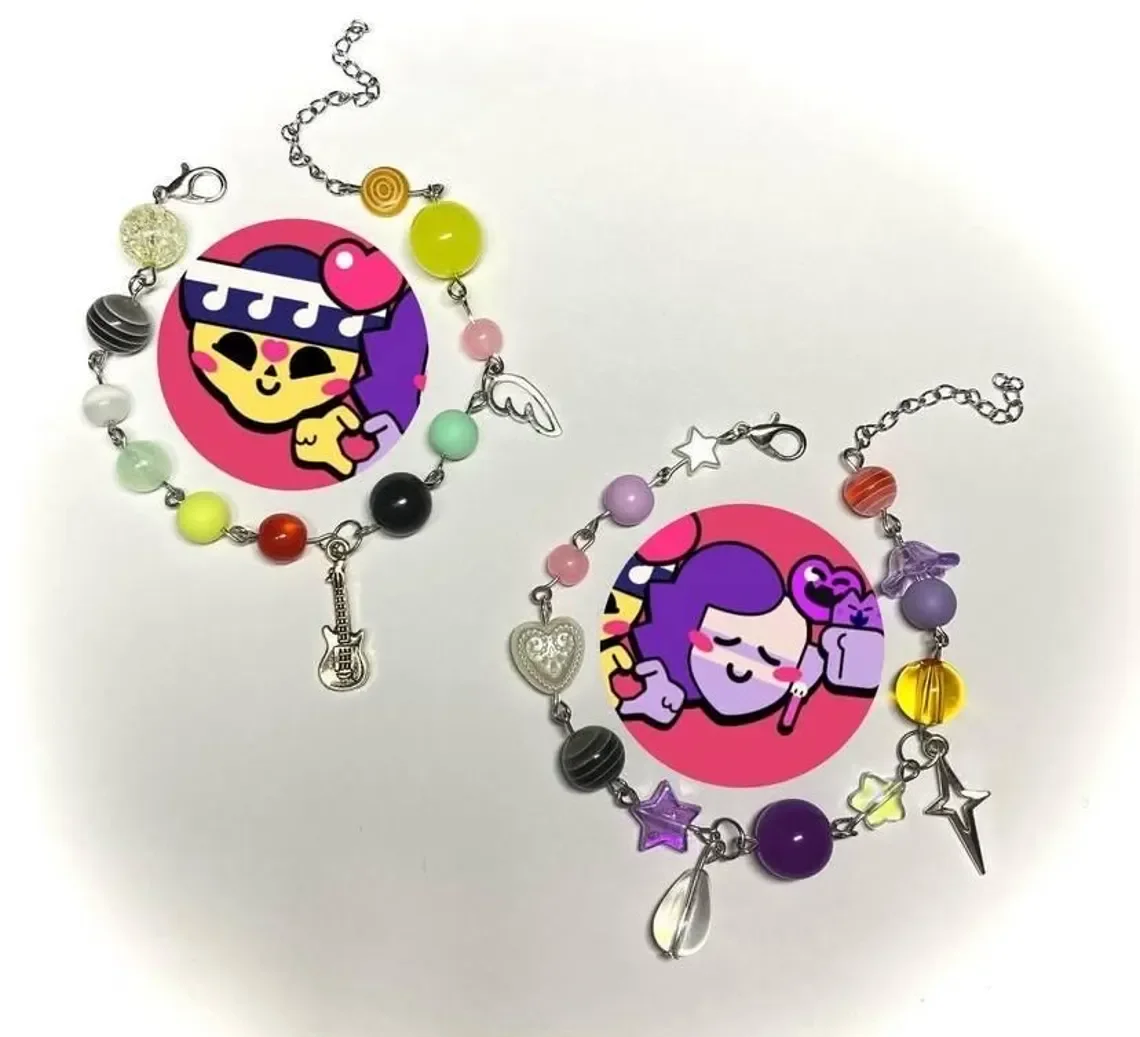 Браслет ручной работы «Дикая природа» в тон, подарок дружбы y2k, 1 шт.