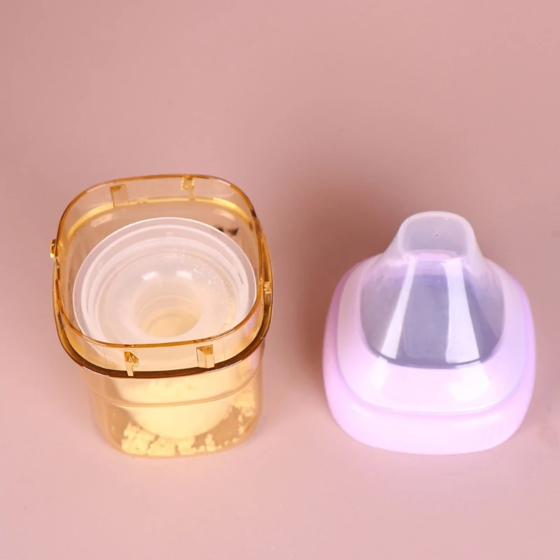 Y4QA Pack of 6 Baby Formula Powder Containers Compact Travel Size Storage Box 60ml