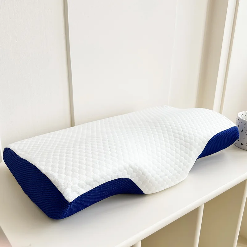 Cervical Pillows for Neck and Shoulder Pain Memory Foam Pillow for Side Back & Stomach Sleeperswith Breathable Pillowcase