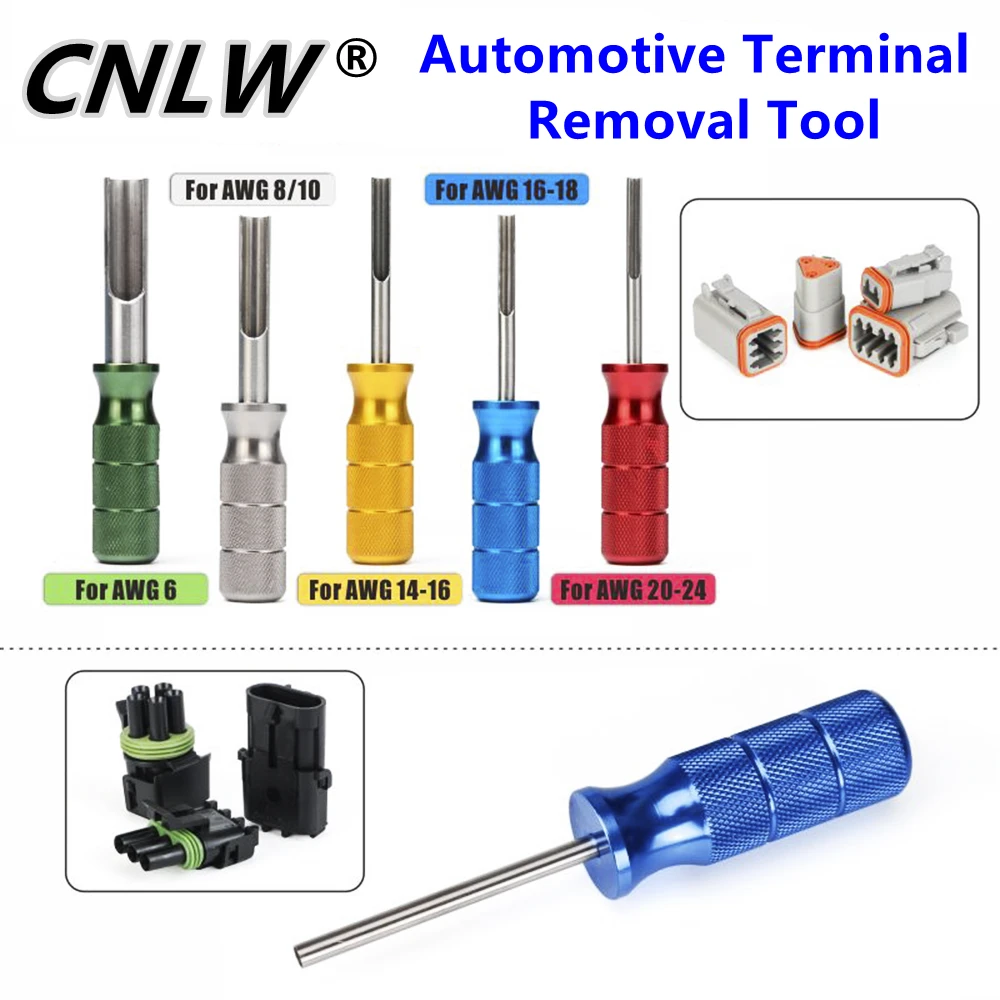 Automotive Plug Terminal Removal Tools Apply For Deutsch Connector DT/DTM Wire Harness Needle Withdrawer High Quality