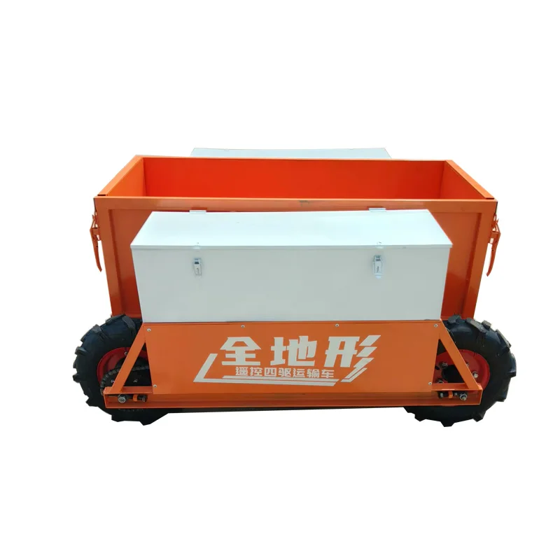 Ferngesteuerter All-Terrain-LKW. Schwerer Hub-LKW. Intelligente Fernbedienung