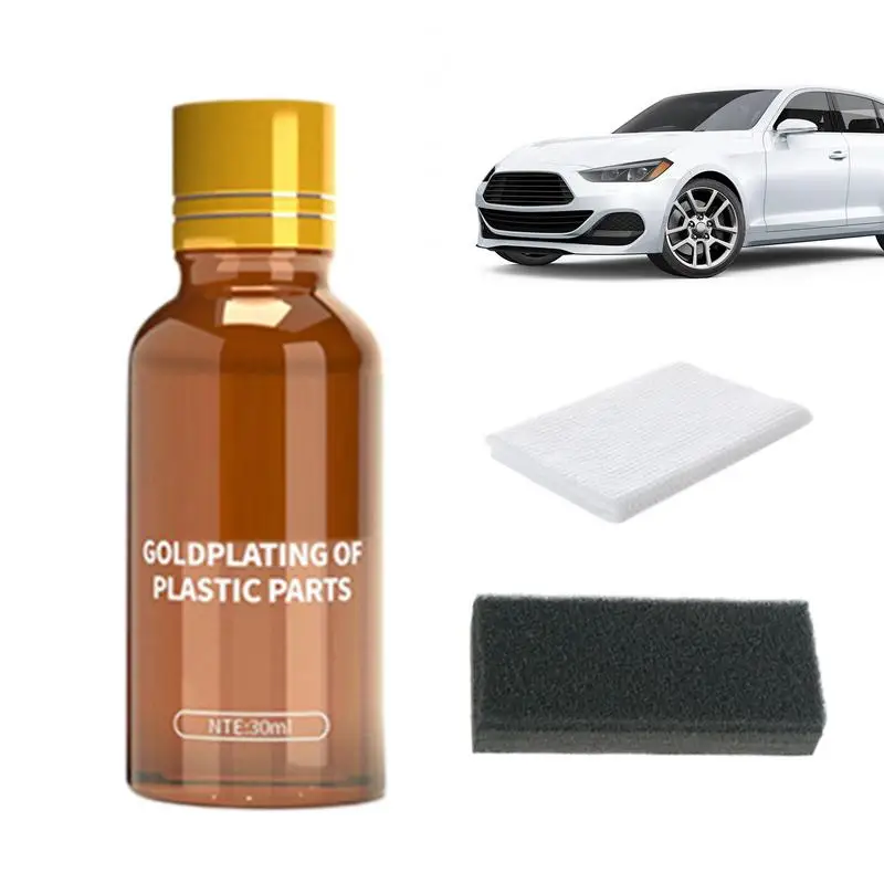 

Trim Restorer For Cars Coating Agent Rubber Restorer Automotive Restoring Liquid For Car Detailing Crystal Plating Trim Coating