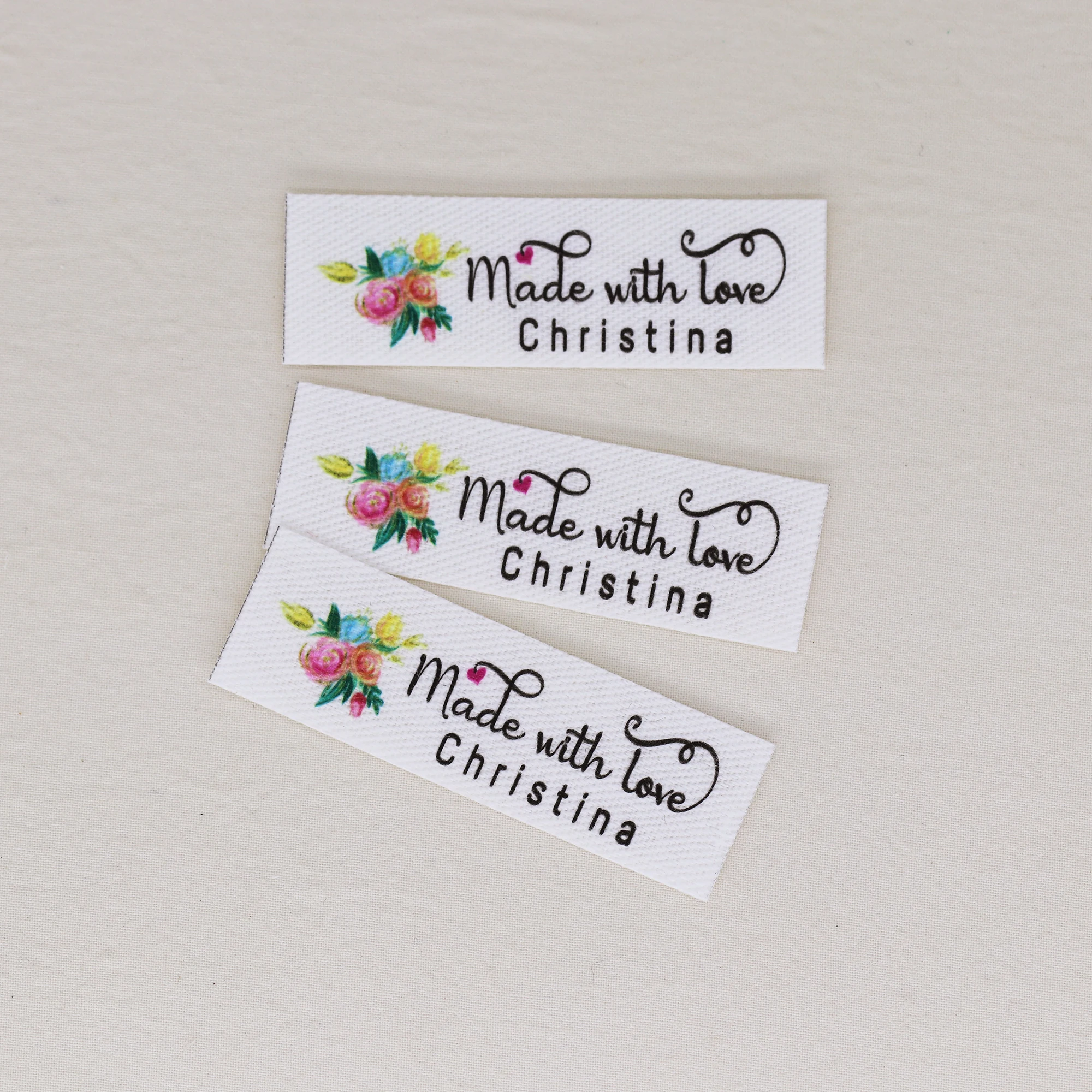 

Изготовленные на заказ гладильные этикетки, персонализированное имя, этикетки для одежды, бирки для ткани, фирменные этикетки, бирки ручной работы (YT440)