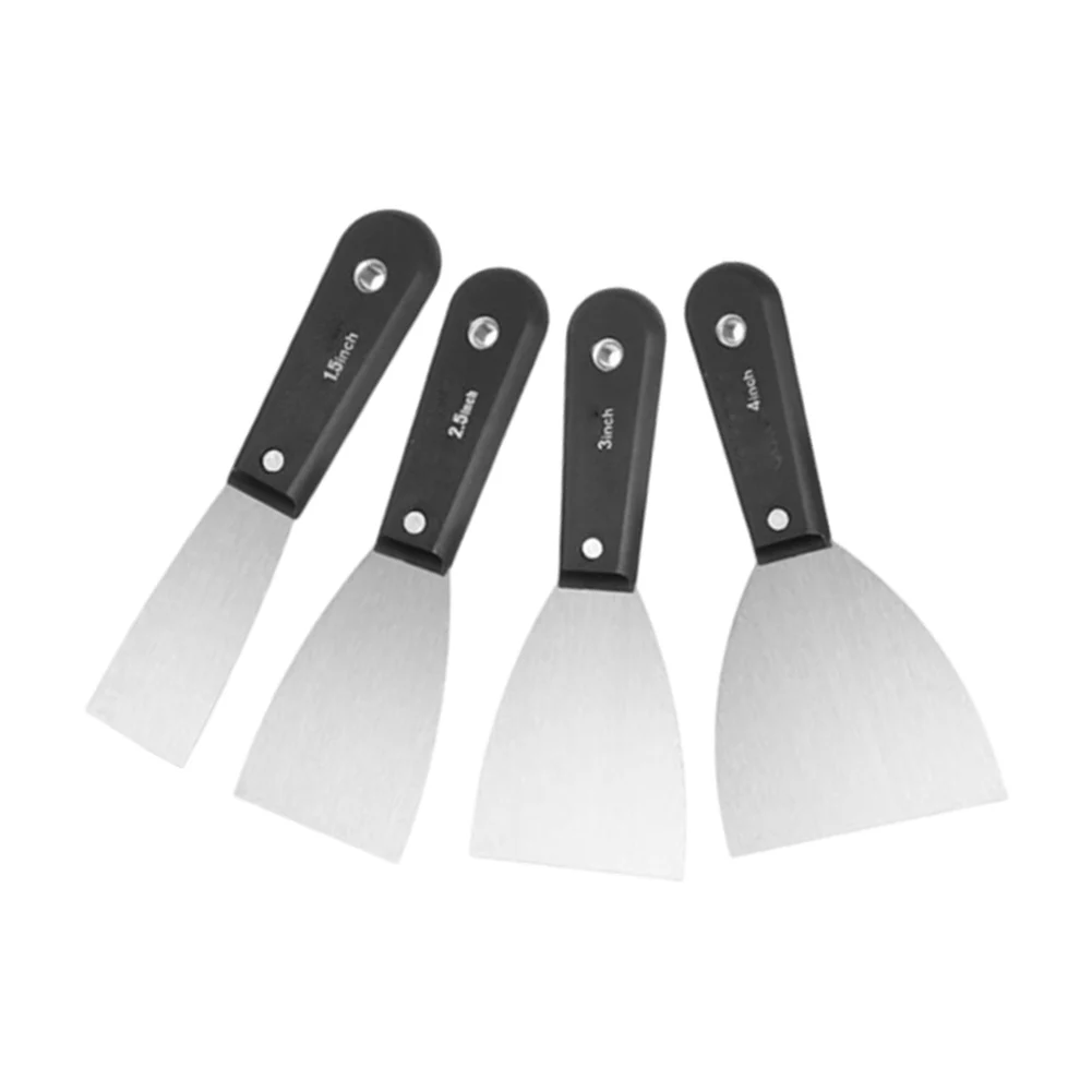 ホームリノベーションプロジェクト乾式壁スクレーパーツール多目的スクレーピングツール4つの異なるサイズオプション420ステンレス鋼の刃