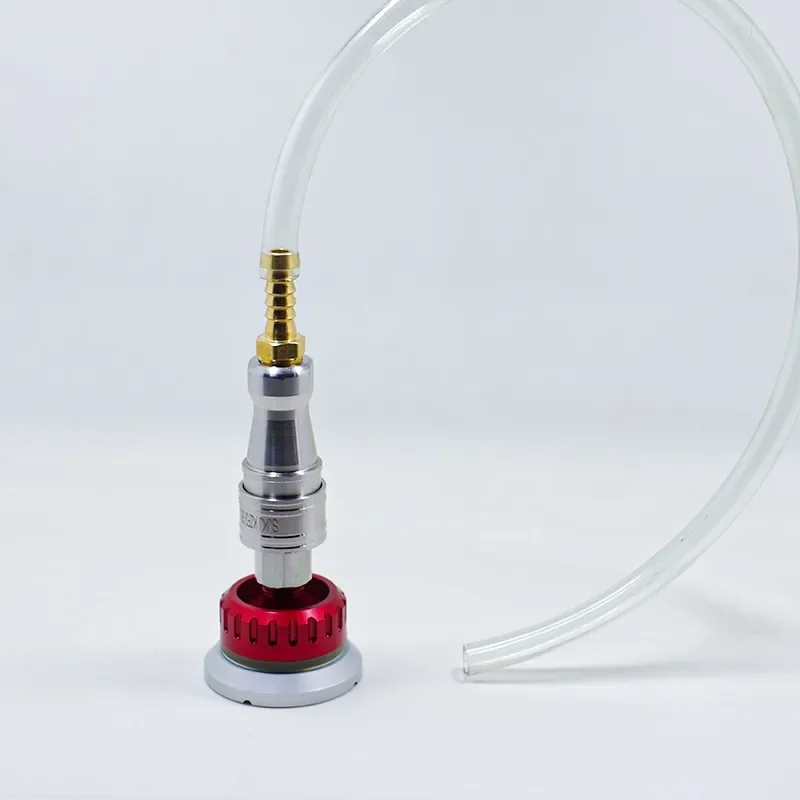 self sealing metal Reusable Vacuum Bag Connector Vacuum valve nozzle for Prepreg Vacuum Process Carbon fiber resin infusion