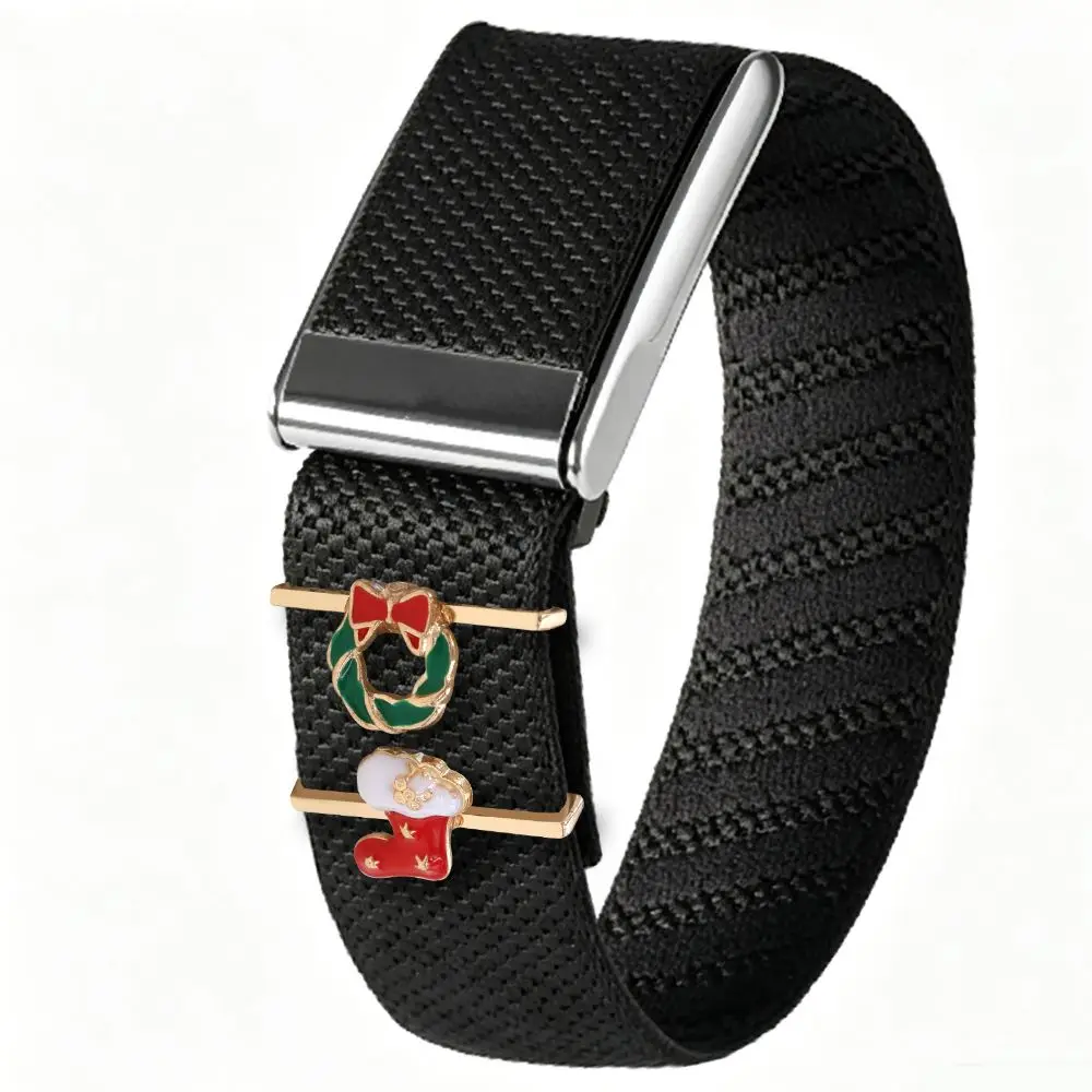 Christmas Theme Watch Strap Decorative Clasp Small Cartoon Watch Band Accessories Metal DIY Jewelry for Whoop 5.0/5.0 MG/4.0