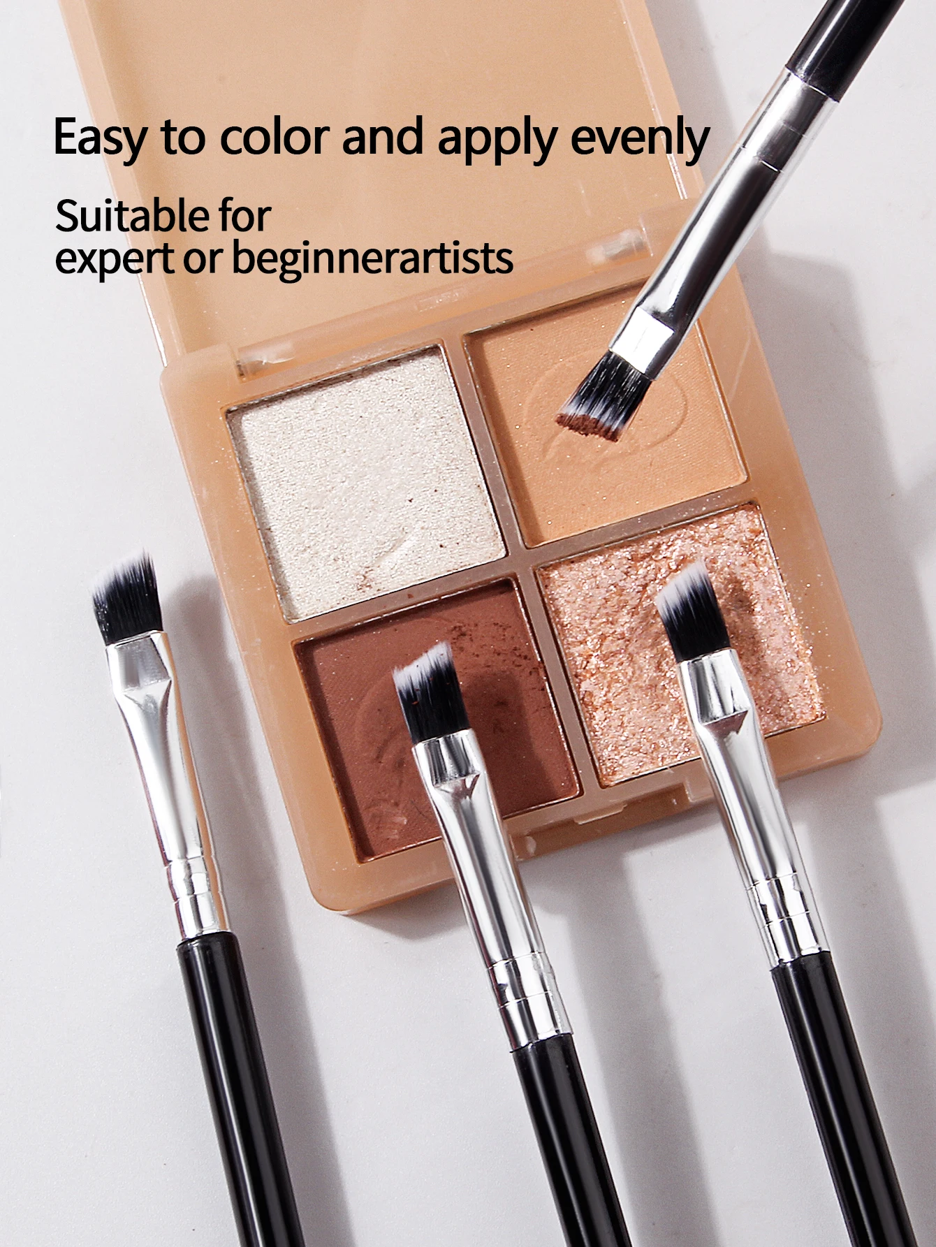 3/10/20/30PCS ชุดแปรงแต่งหน้าตา, แปรงอายไลเนอร์ขนแปรงนุ่ม, แปรงเขียนคิ้ว, แปรงคอนซีลเลอร์, เครื่องมือแต่งหน้าอเนกประสงค์