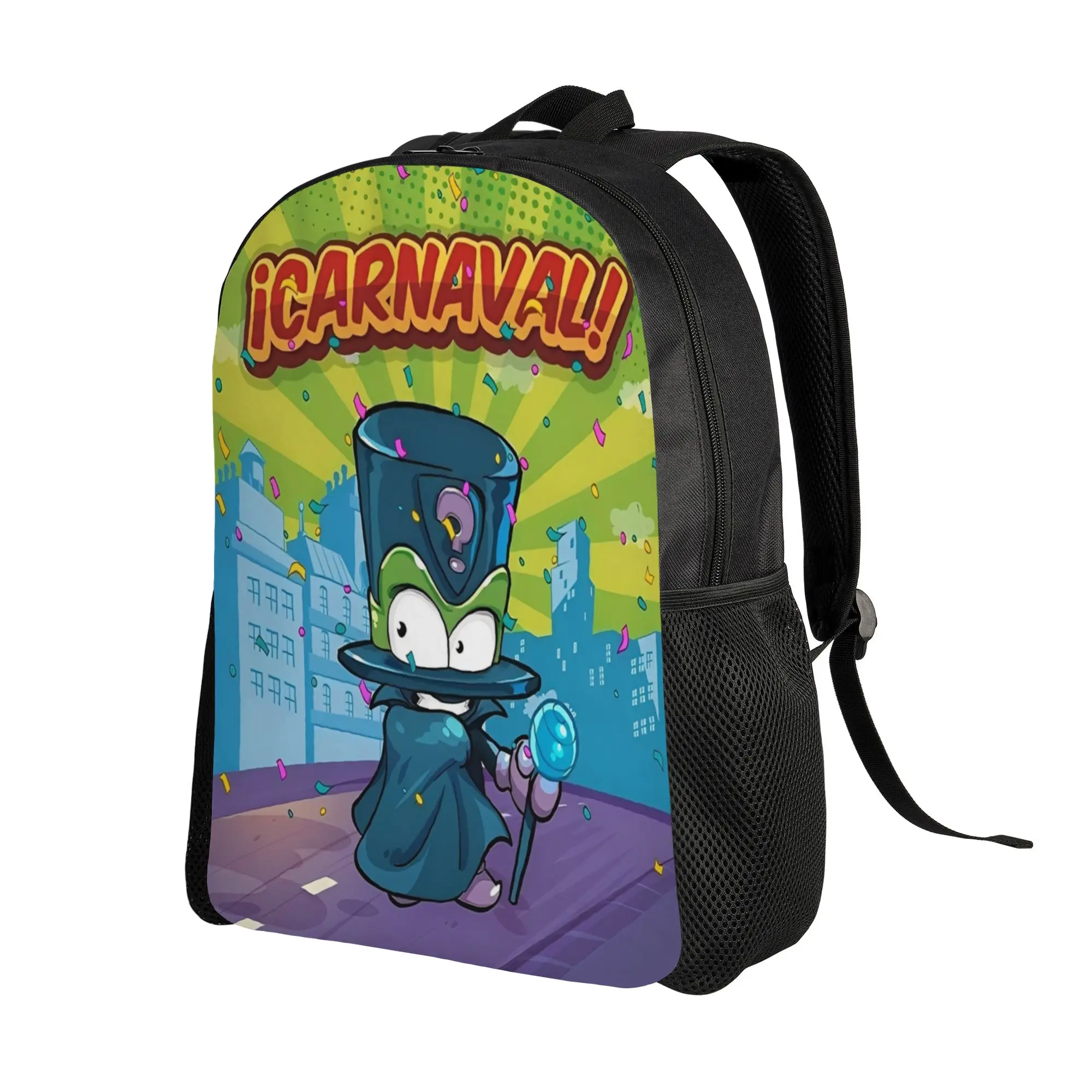Super Zings icarnaval Backpack  University Backpacks Men Aesthetic School Bags Custom Durable Rucksack