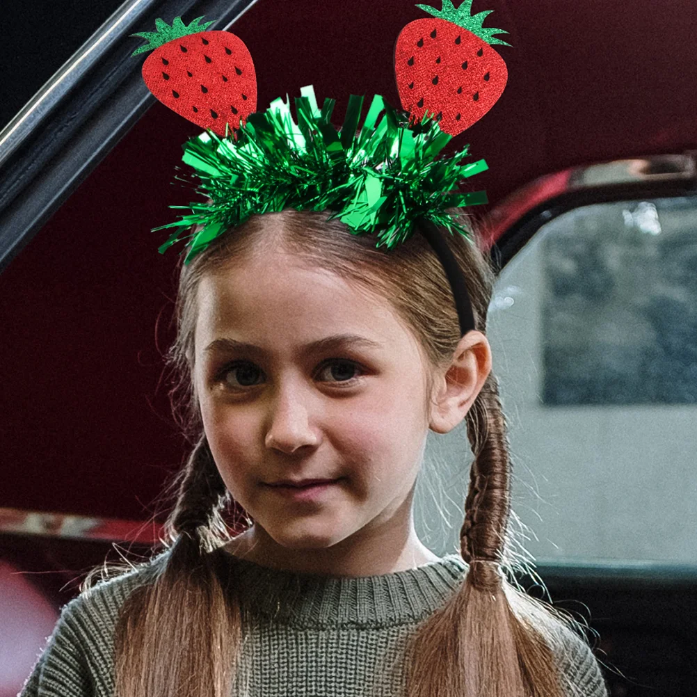 Strawberry Birthday Party Decorations Headband Fruits Headbands Headgear