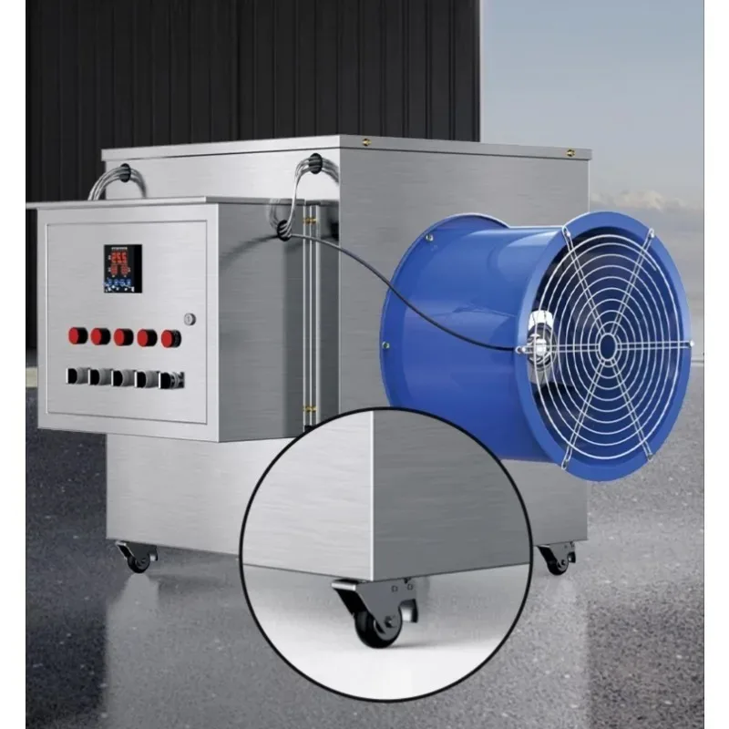 Отопительное оборудование для промышленного разведения из нержавеющей стали, мощный нагреватель и горячий вентилятор