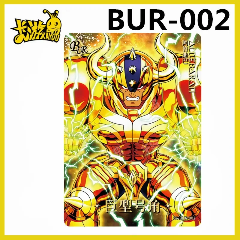 Kayou Saint Seiya 3 Coleção de Cartões Raras Edição Limitada/499 Zodíaco BSR BUR Anime Personagens Série Brinquedos Infantis