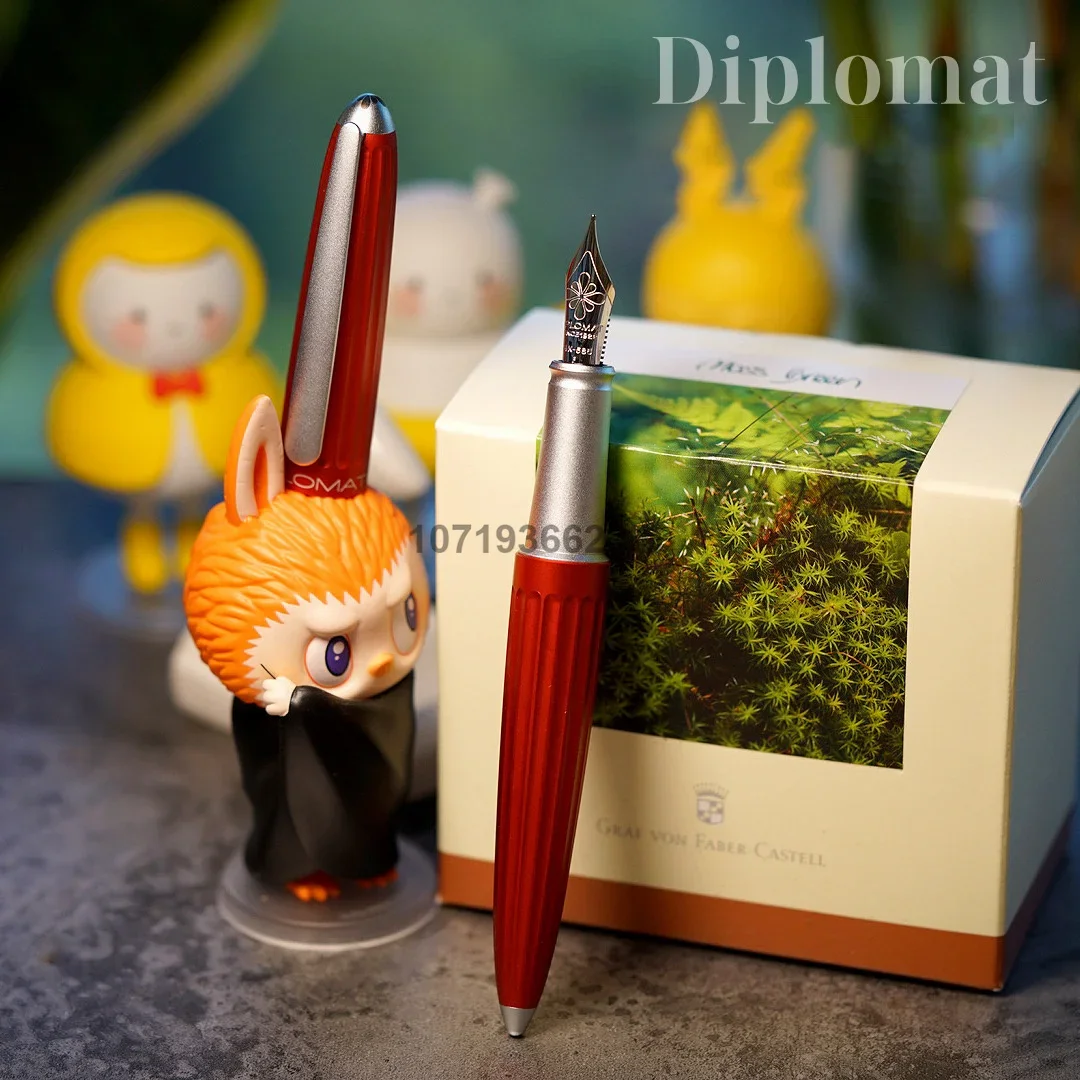 Germany Original Diplomat Aero Blimp 14K Gold EF/F/X Nib Fountain Pen Aluminum Alloy  Business Stationery Writing Gift