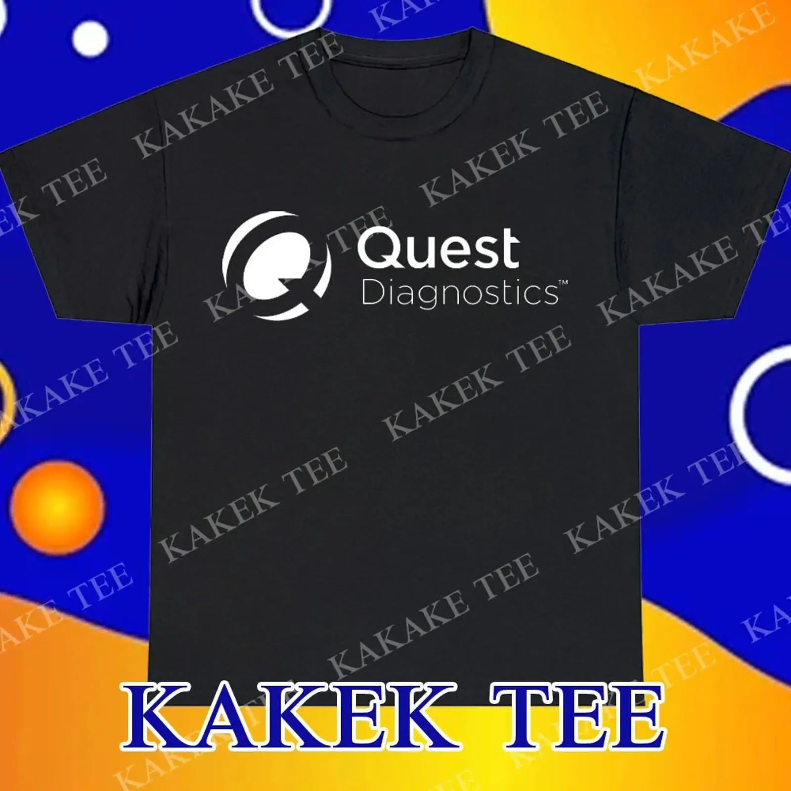 New QUEST Diagnostics Logo T Shirt Funny Size S to 5XL Image 1 of 3 vintage Washed Comfortable Stretched fashion Slightly