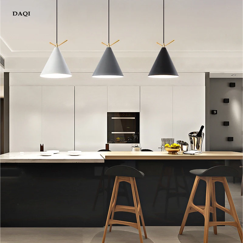 

New room pendant lights restaurant kitchen ceiling pendant lights bedroom lighting lamps cafe decorative lighting E27 bulbs