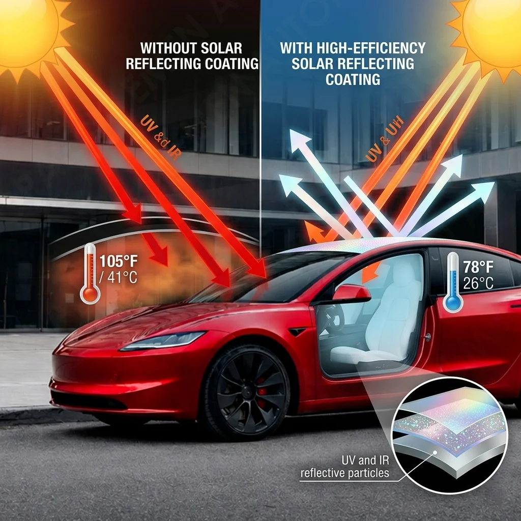 Smart Electric Auto Sunshade For Tesla Model 3 Highland 2024-2026 Voice Control Roof Sun Blind Plug Play Non-Destructive