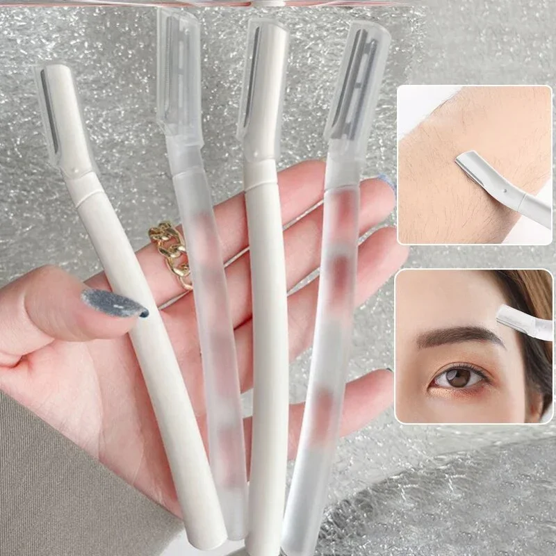 2pcs Eyebrow Trimming Knife Eyebrow Trimmer Beauty Tool eyebrow razor