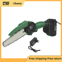 21V Electric Chain Saw 6 inch Pruning Saw Li-ion Battery Portable Woodworking Electric Garden Logging By PROSTORMER