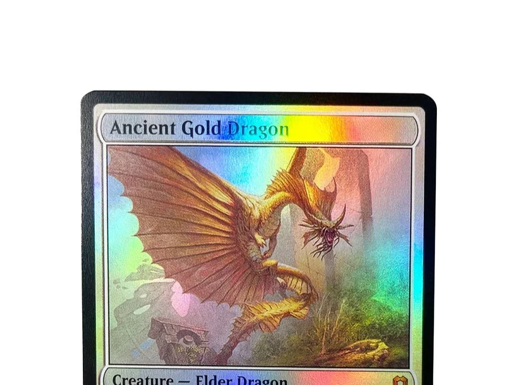 (التنين الذهبي القديم) هولو / احباط TCG بطاقات الوكيل السحرية جودة الوكيل جمع مجلس اللعب لعبة بطاقات التداول الوكيل #1