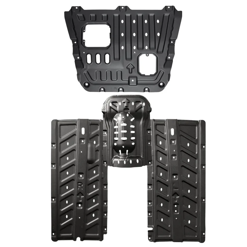For Chery Tiggo 9 Auto Parts Steel Bottom Baffle Three-Way Catalytic Line Oil Pipe Protection Engine Guard Chassis Guard
