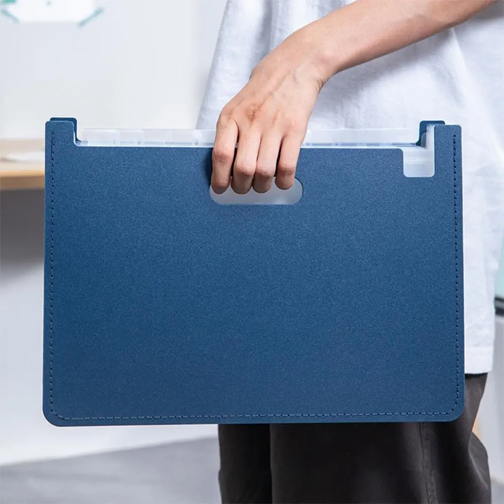 File Folder Reusable 13 Grids Files Sorting Thick A4 Examination Paper Document Accordion File Organizer School Supplies