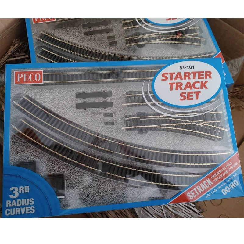 Train Model PECO HO 1/87 Train Track ST-101 R3 Electric Diesel Locomotive Rail Car Track Set