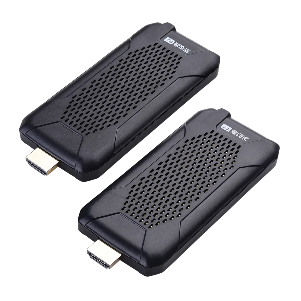 

Wireless AV HD Transmitter Kit Screen Dongle for TV Projector Long Range Low Latency Video Audio Extender for Laptop PC Gaming