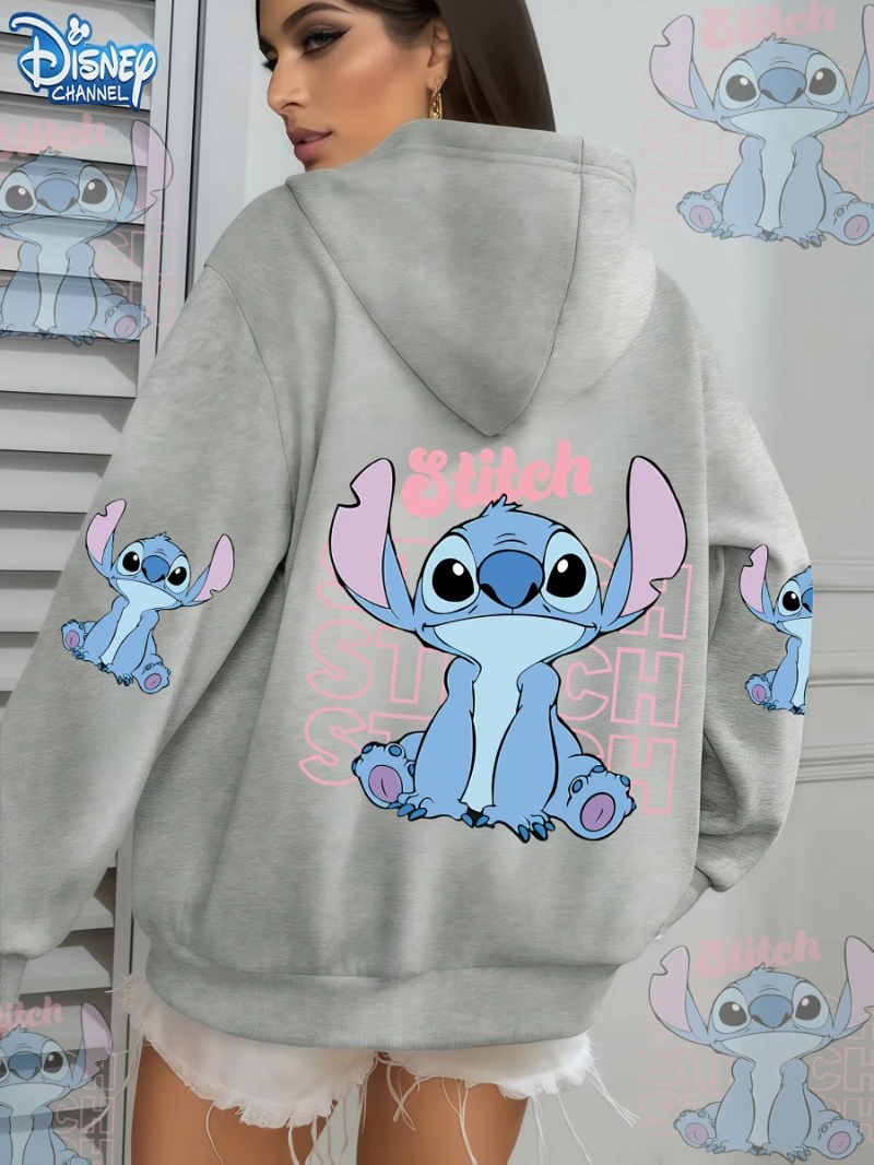 

Potdemiel Hoodie Thick Winter Pullover Sweatshirt with Graphic Cozy Hooded Sweater Women Birthday Halloween Gift Disney