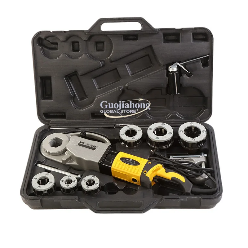 Hotsale SQ30A Macchina infila tubi di potenza portatile Tubi di ferro Cricchetto 1/2 pollice 1 1/4 pollici per l'installazione di tubi di linea in loco