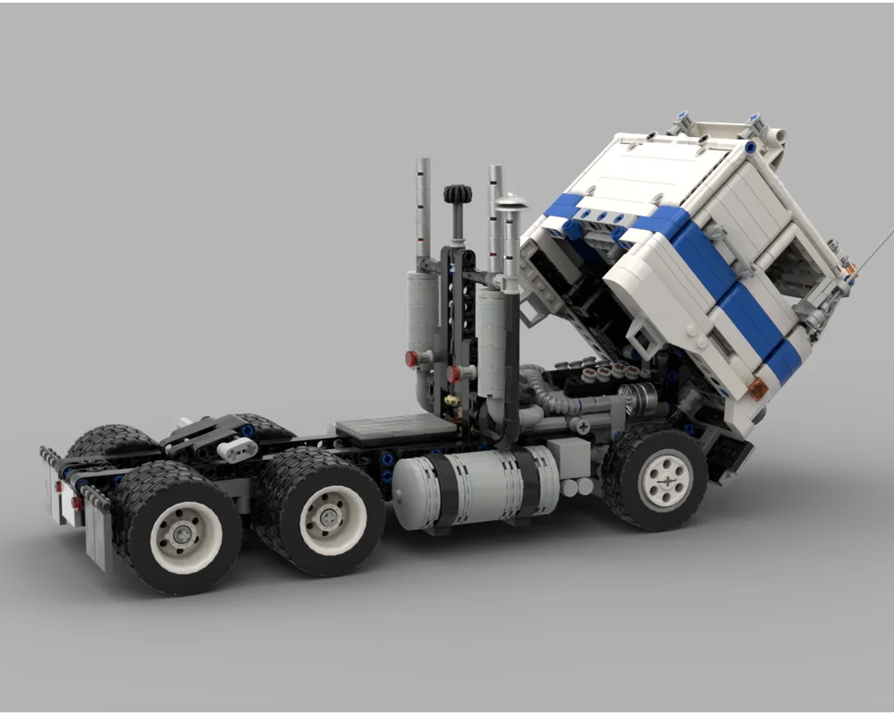 MOC-213801 Mack Cruise-Liner Cabover Truck Building Blocks Model, 1265PCS, Kids Birthday Gift, Educational Toy for Boys - view 2