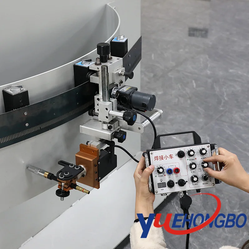 New KA-H10 Portable Self Suction Pipe Welding Large Tank MIG Swing Ring Seam  Machine Magnetic Flexible Rail 1