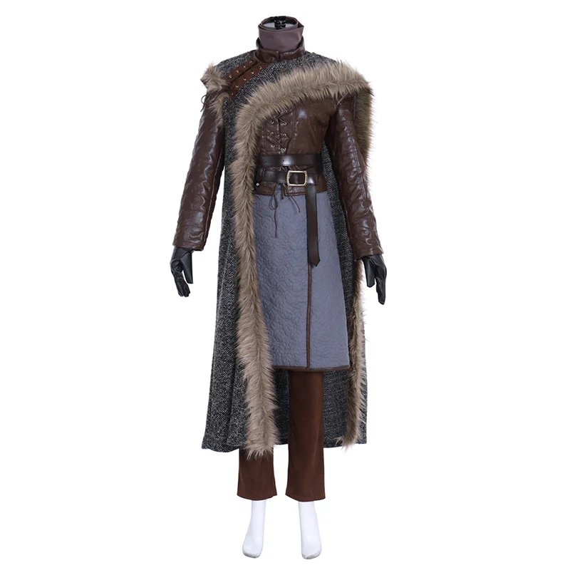 Arya Stark Cosplay Costume Adult Women Outfits Halloween Carnival  Party Winter Clothing