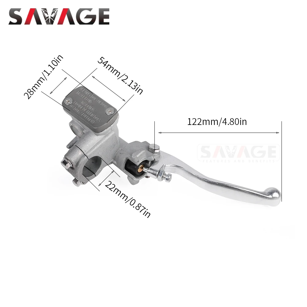 Przednie dźwignie pompy hamulcowej z osłoną do HONDA CRF 250 450 X 125 150 250 450 R 230 F XR 250R 400R 650R CR 80R 125R — zdjęcie 3