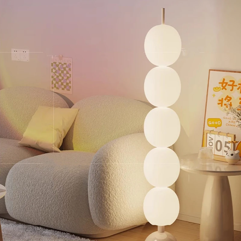 Lampadaire LED moderne pour salon chambre, lampe sur pied à intensité variable avec télécommande, 3 températures de couleur.