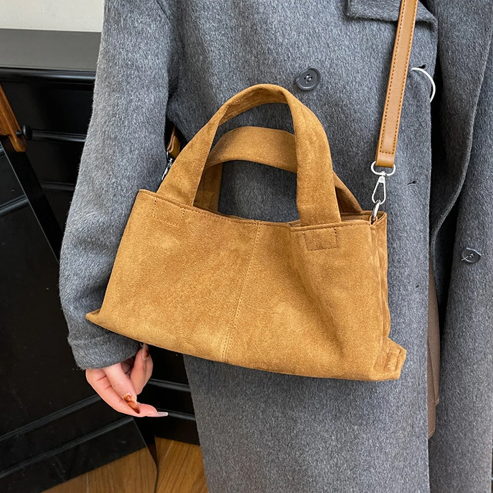 

Fashion Ruched Women Handbag Casual Faux Suede Shoulder Crossbody Bags for Women Soft Cloud Bag Designer Bags NEW Tote Purses