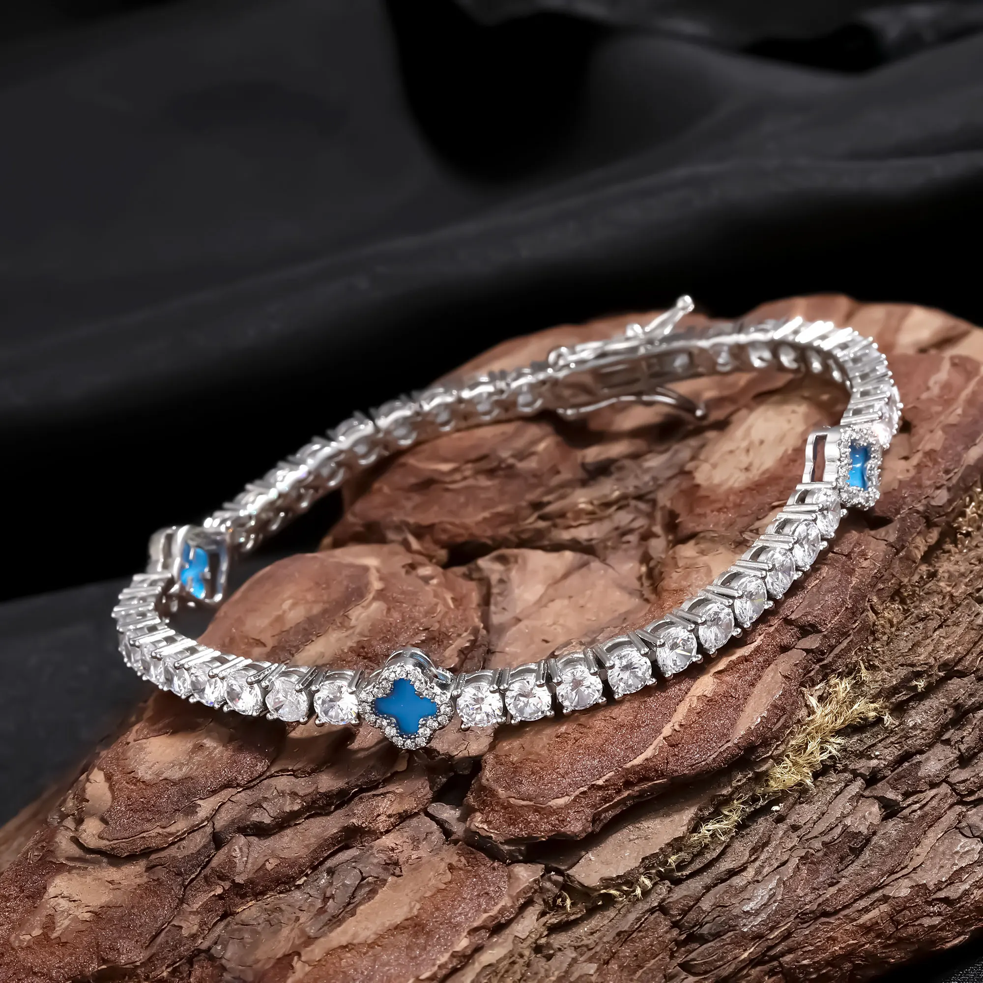 Women Tennis Chain Bracelet Iced Out Cubic Zirconia Fashion Lady's Women's Jewelry Micor Paved Choker Anklet Bangl For Gift