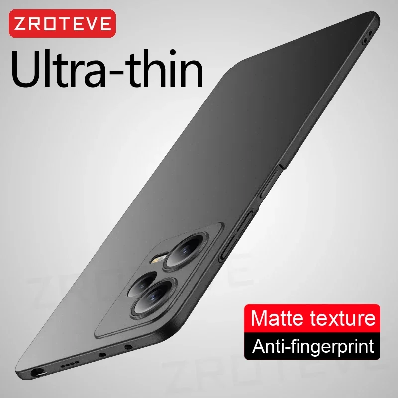 For Redmi Note12 5G Case ZROTEVE Slim Hard PC Matte Cover For Xiaomi Redmi Note 12 12S 11S 11 S 13 Pro Plus Xiomi Note13 Cases