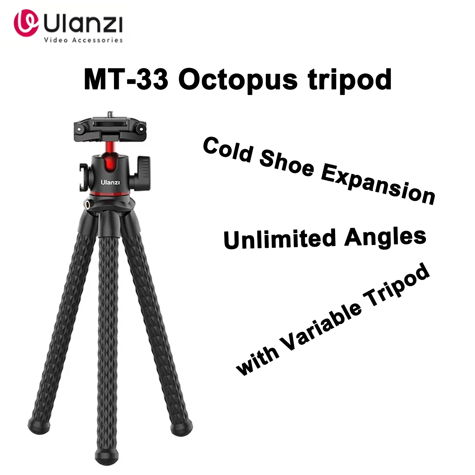 

Оригинальный штатив Ulanzi MT-33 Octopus. Раскройте свое творчество, не соответствует гибкости и устойчивости в любом месте.