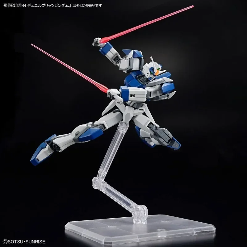 Bandai-Genuine Action Figure Anime, DUEL BLITZ, Gundam ZGF-1027M, Modelo de Montagem HGCE, Brinquedos Originais, Ornamentos Colecionáveis, Presentes