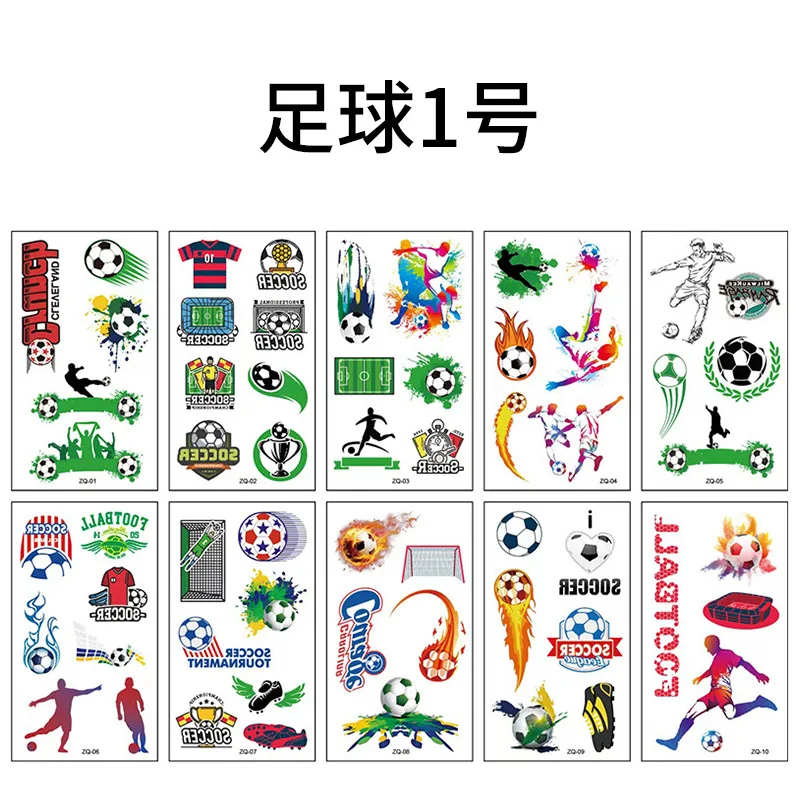 10 stücke kinder Tattoo Aufkleber Kinder Spielzeug Kreative Meerjungfrau Cartoon Nette Temporäre Aufkleber Gesicht Wasserdichte Tattoo Aufkleber-2