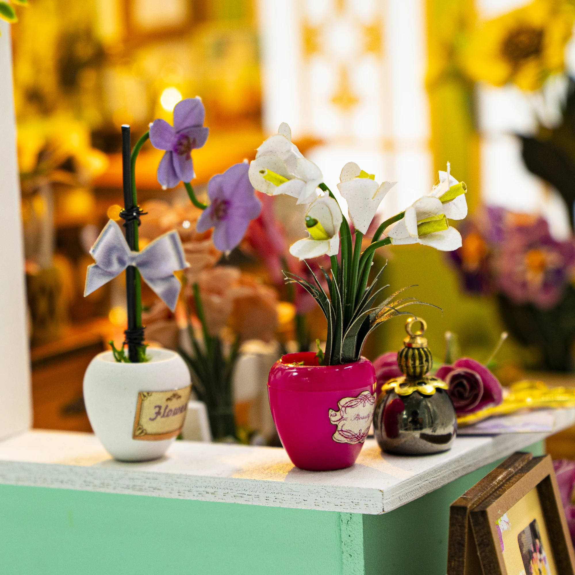 DIY Wooden Miniature Model Kit Princess Garden Casa 3D Puzzle Doll Houses With Furniture Lights for Friends Birthday Gifts