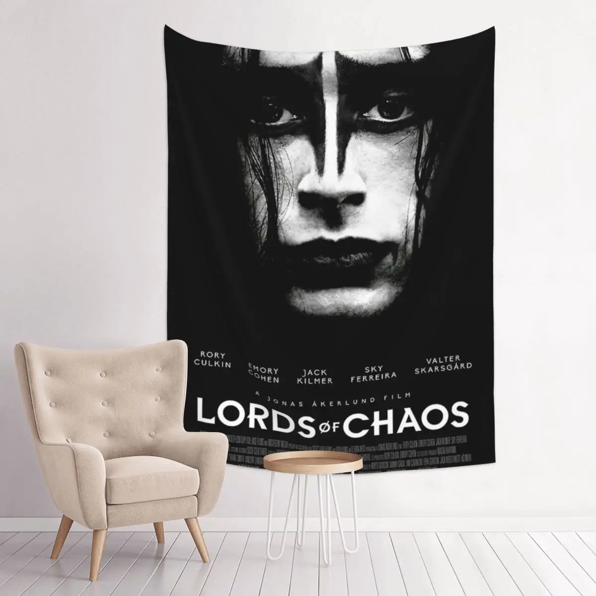 Lords Of Chaos Death Metal Burzum Tapestry Bohemian Polyester Wall Hanging Room Decor Curtain Mandala Blanket