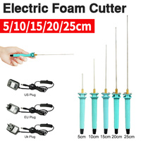 Foam Cutter Pen Electric Foam Cutting Tool 110-240V Portable Fast Heating for Styrofoam Foam Cutting 25/20/15/10/5cm