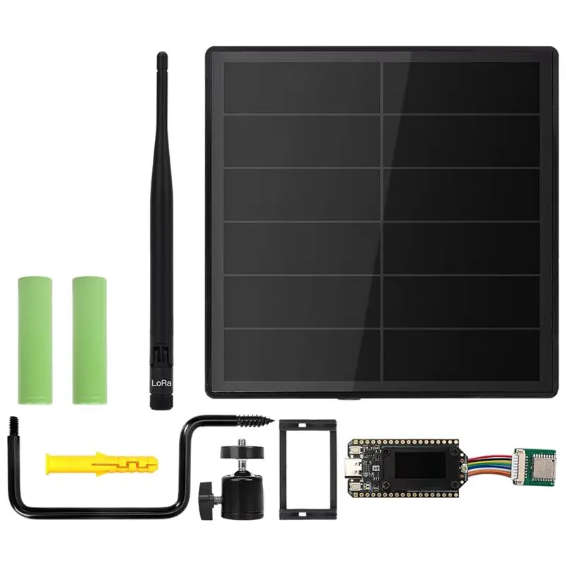 D5L Lora 32 V4 ESP32 Solar Powered Meshtastic GPS Module Wifi Bluetooth Low Power Solar Mesh W/Battery