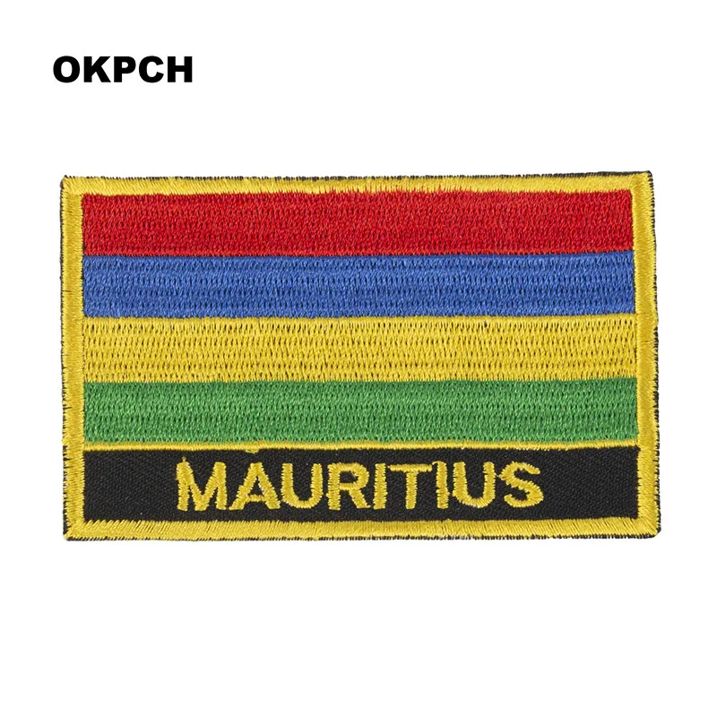 MAURITIUS U.S.A. Myanmar Morocco Mexico South Africa Norway Portugal Serbia Cyprus National Flag Flag Embroidery Patch Badge