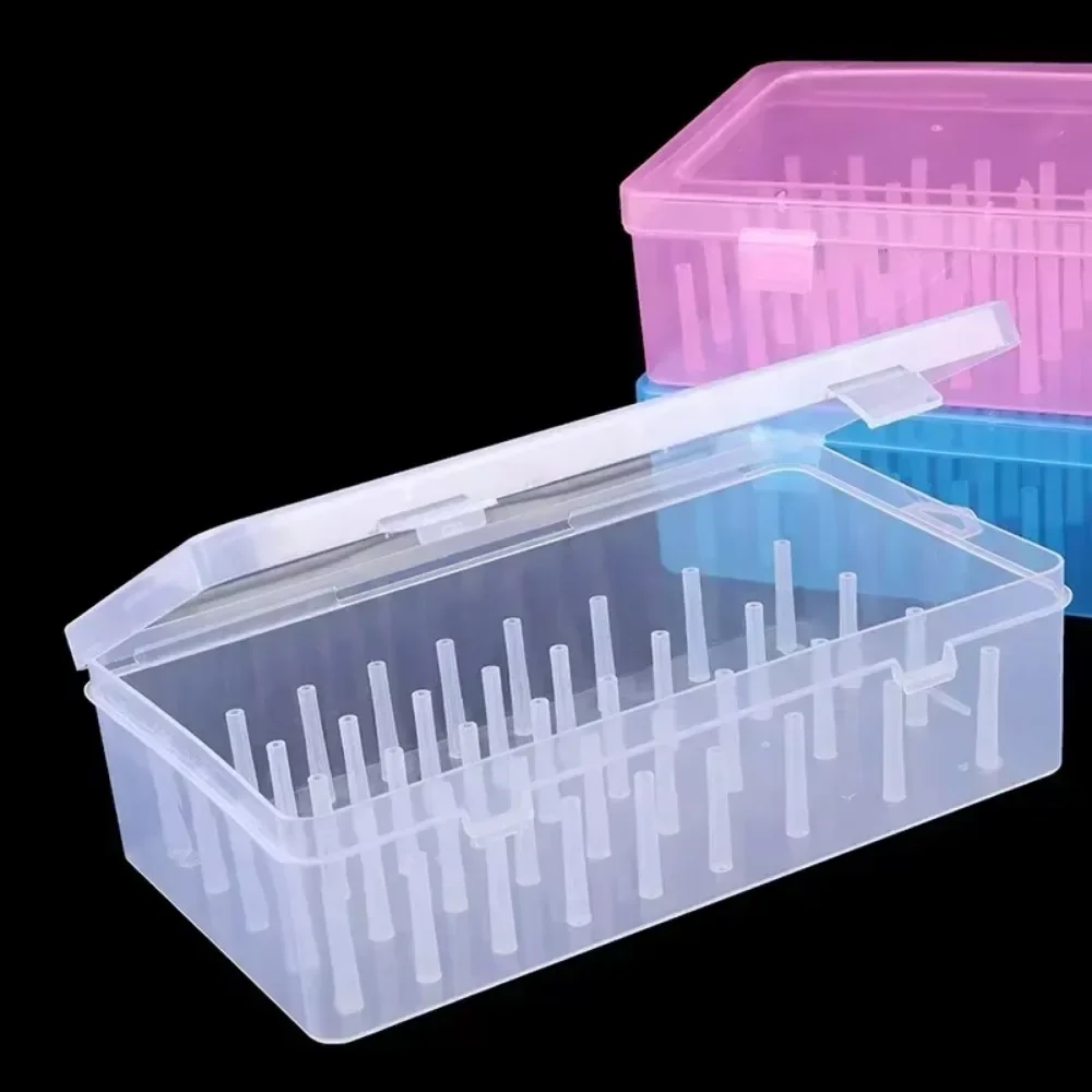 2025 24 Spools Sewing Thread Storage Box 42 Pieces Spools Bobbin Carrying Case Container Holder Spool Organizing Case Sewing NE