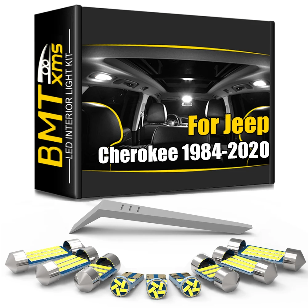 

BMTxms Canbus LED Interior Light For Jeep Cherokee 2 3 4 XJ 1984-2001 5 KL 2014-2020 Dome Trunk Map Indoor Lamp Bulb Accessories