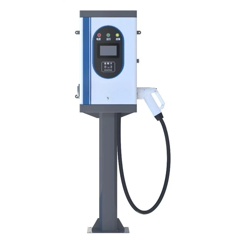 20KW DC Charger Floor Mounted DC EV Charger IP65 Fast Charging Station With 5m Cable& LED Light